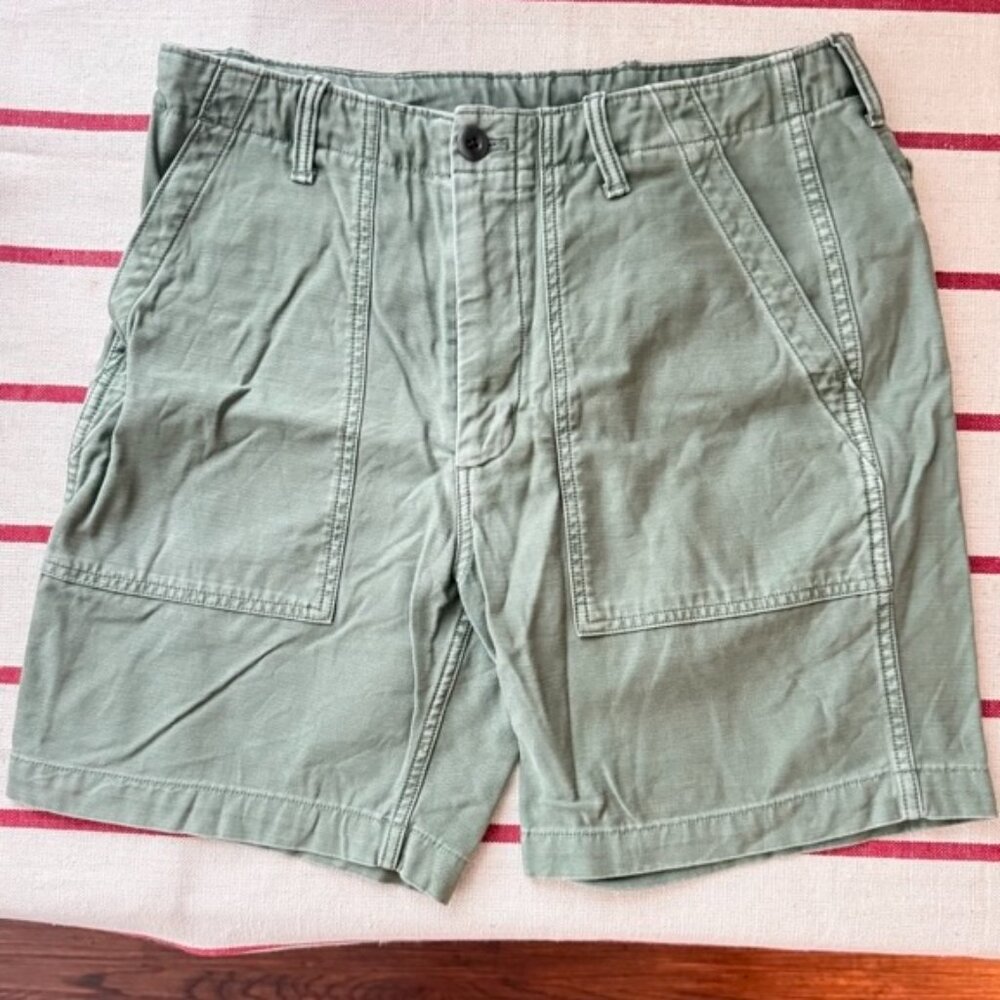 Outerknown The Field Short - Size 32 - Olive Drab